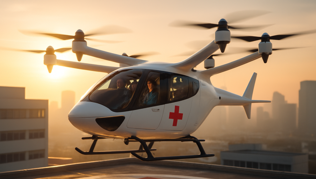 Emergency eVTOL Aircraft Outpaces Helicopters for Patient Transport Emergency eVTOL Aircraft Outpaces Helicopters for Patient Transport