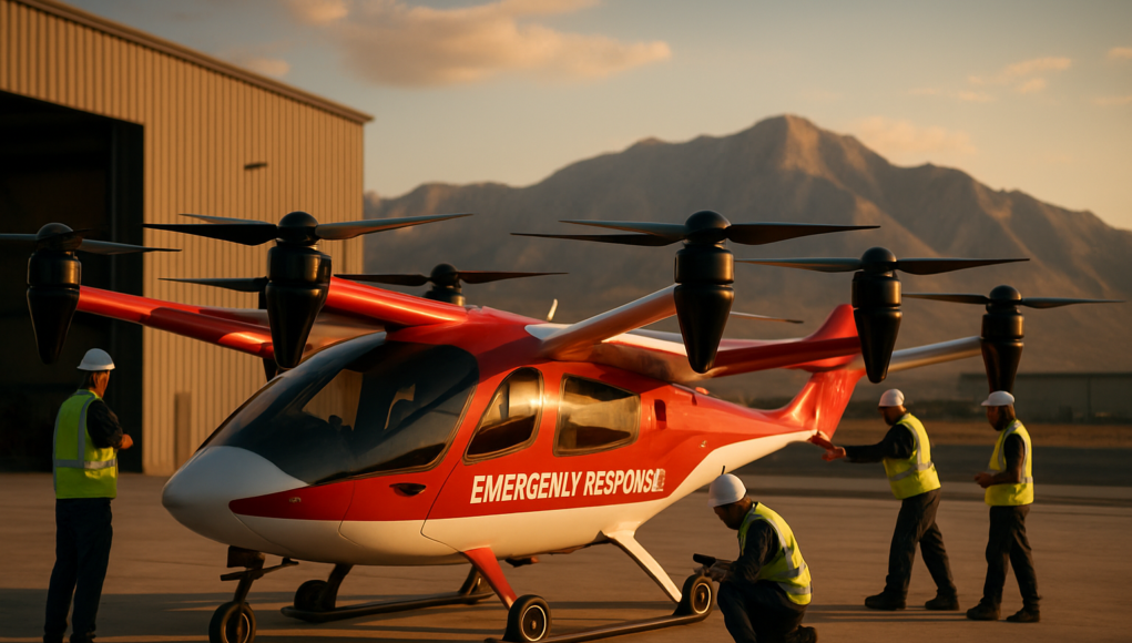 Jump Aero eVTOL Lands in West Jordan, Utah Jump Aero eVTOL Lands in West Jordan, Utah