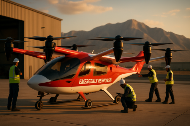 Jump Aero eVTOL Lands in West Jordan, Utah Jump Aero eVTOL Lands in West Jordan, Utah