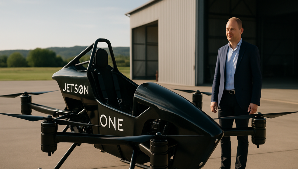Jetson One Arrives in Europe: First Personal eVTOL Delivery