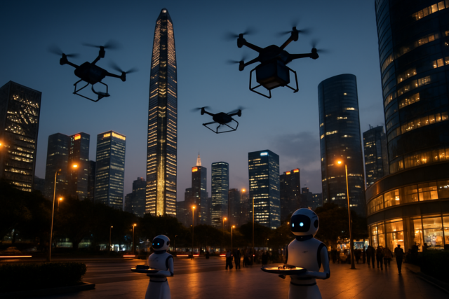 China’s Drone Delivery Revolution Takes Shape in Shenzhen China's Drone Delivery Revolution Takes Shape in Shenzhen