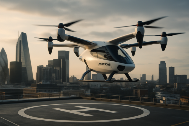Vertical Moves to Finalize Air Taxi Design This Year Vertical Moves to Finalize Air Taxi Design This Year