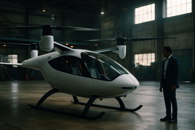 India’s Electric Flying Taxi Prototype Unveiled India's Electric Flying Taxi Prototype Unveiled