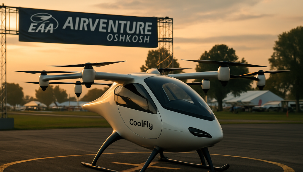 CoolFly's Electric Aircraft Lands at EAA AirVenture Oshkosh 2026