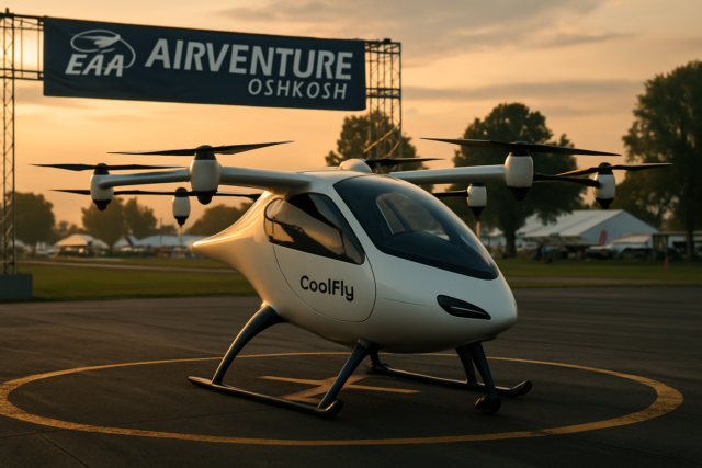 CoolFly’s Electric Aircraft Lands at EAA AirVenture Oshkosh 2026 CoolFly's Electric Aircraft Lands at EAA AirVenture Oshkosh 2026