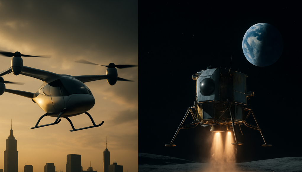 Electric VTOL vs Lunar Exploration: The Competition Electric VTOL vs Lunar Exploration: The Competition