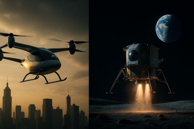 Electric VTOL vs Lunar Exploration: The Competition Electric VTOL vs Lunar Exploration: The Competition