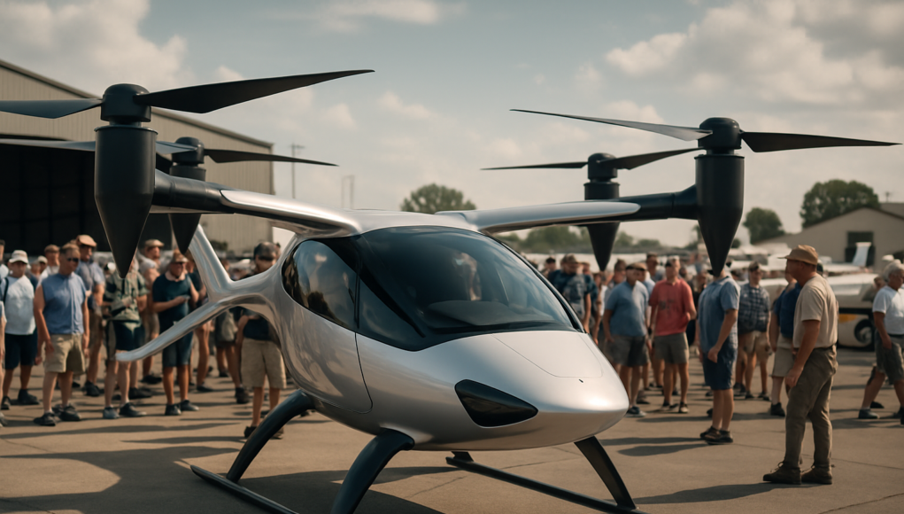 AirOne eVTOL Debuts at Oshkosh 2026 Airborne