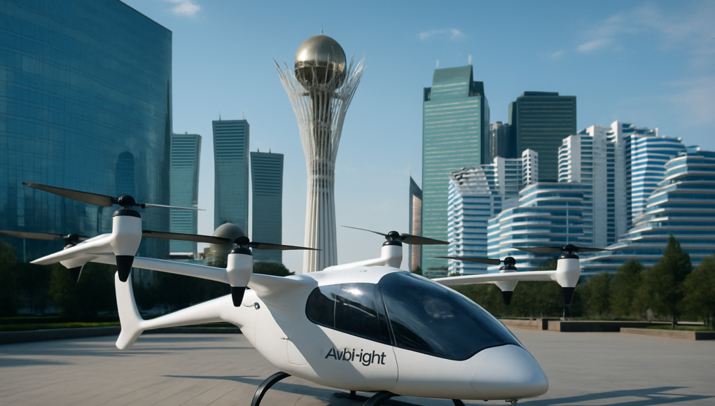 AutoFlight eVTOL Air Taxi Unveiled in Astana
