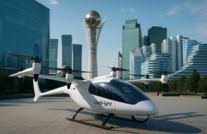 AutoFlight eVTOL Air Taxi Unveiled in Astana AutoFlight eVTOL Air Taxi Unveiled in Astana