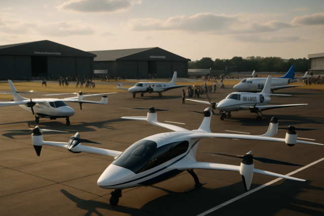 eVTOLs Take Flight at Farnborough Airshow 2026 eVTOLs Take Flight at Farnborough Airshow 2026