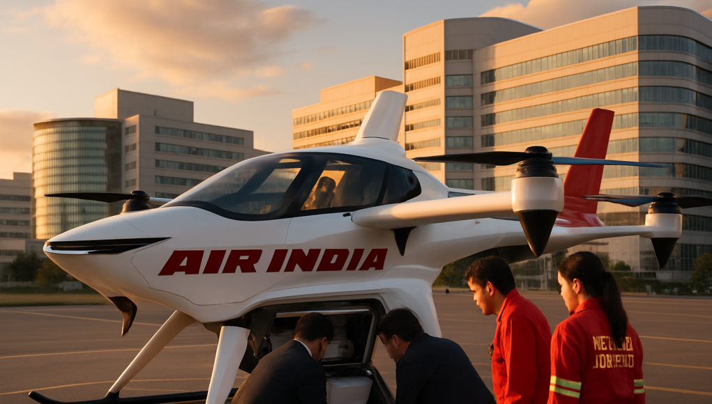 Air India & Skydrive Partner on eVTOL Medical Logistics Air India & Skydrive Partner on eVTOL Medical Logistics