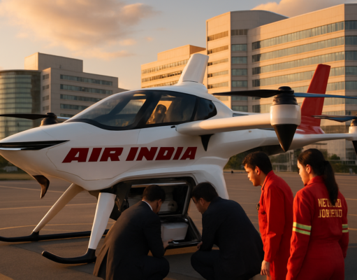 Air India & Skydrive Partner on eVTOL Medical Logistics Air India & Skydrive Partner on eVTOL Medical Logistics
