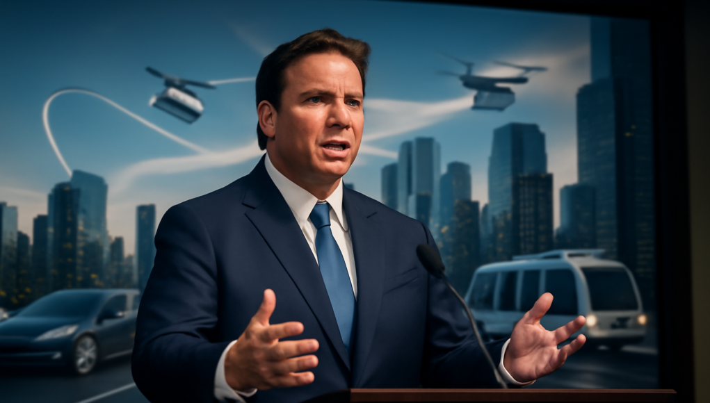 Florida DeSantis Announces eVTOL Air Taxi Tests