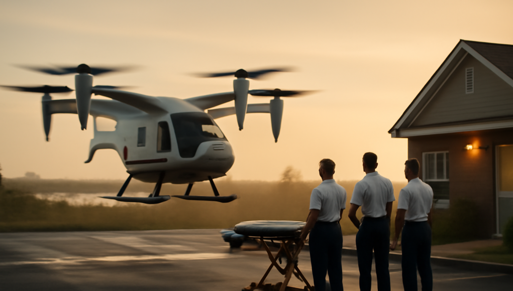 Hyde County NC: First eVTOL Emergency Medical Response