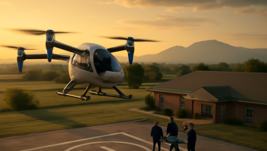 Hyde County First US eVTOL Emergency Medical Response