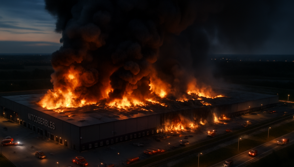Ukrainian Drones Strike Russia, Wildberries Warehouse Fire