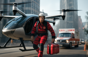 Paramedic Flies eVTOL to 911 Call, Beats Ambulance Paramedic Flies eVTOL to 911 Call, Beats Ambulance