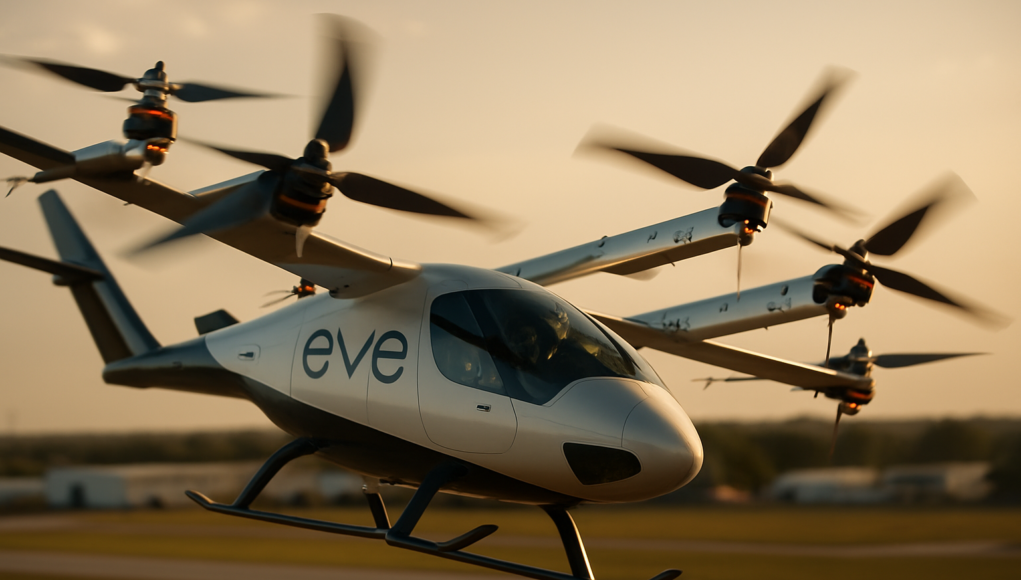 Eve Air Mobility Achieves Historic First Transition Flight