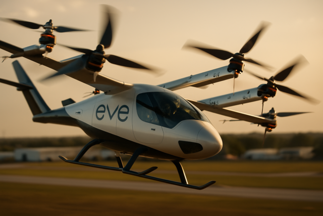 Eve Air Mobility Achieves Historic First Transition Flight Eve Air Mobility Achieves Historic First Transition Flight