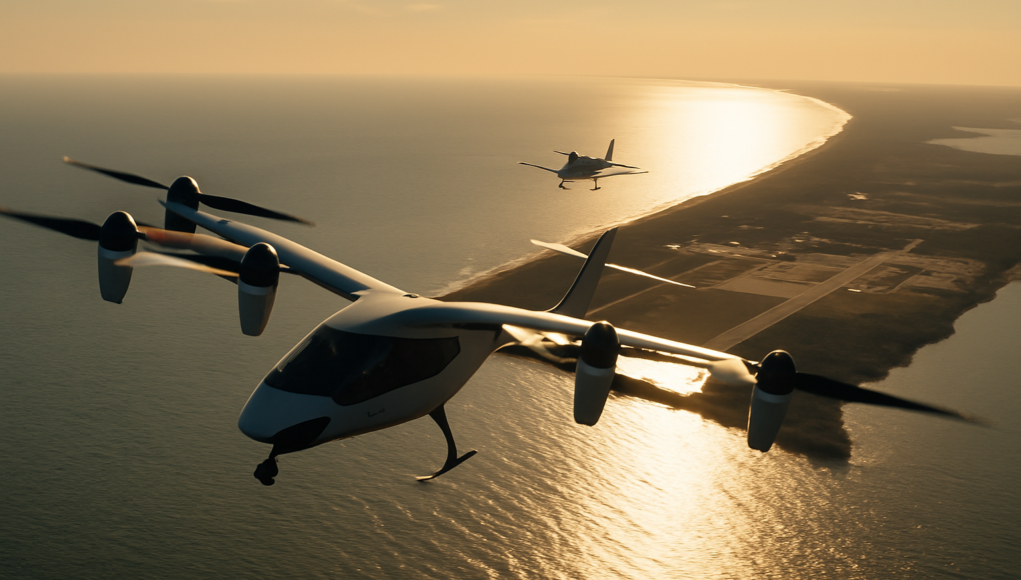 Eve Air Mobility Achieves Historic First Transition Flight Eve Air Mobility Achieves Historic First Transition Flight
