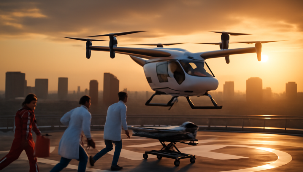 eVTOL Aircraft Speed Emergency Medical Response Nationwide