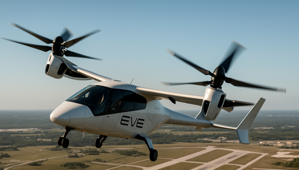 Eve eVTOL Completes First Partial Transition Flight