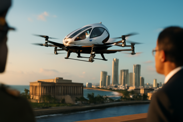 EHang & Sri Lanka Pioneer Pilotless eVTOL Regulations EHang & Sri Lanka Pioneer Pilotless eVTOL Regulations