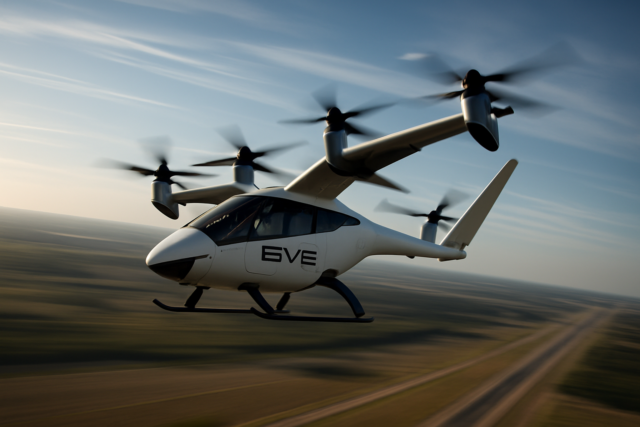 Eve Air Mobility Achieves First Transition Flight Milestone Eve Air Mobility Achieves First Transition Flight Milestone
