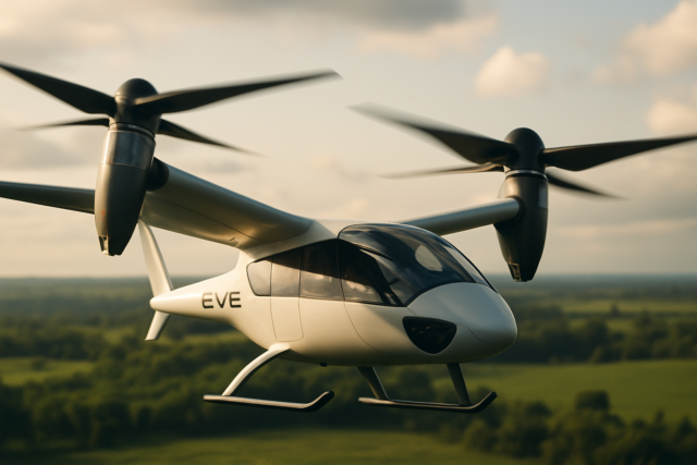 Eve Air Mobility Achieves First eVTOL Transition Flight Eve Air Mobility Achieves First eVTOL Transition Flight