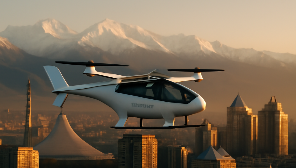 Kazakhstan's Historic First eVTOL Passenger Flight Kazakhstan's Historic First eVTOL Passenger Flight