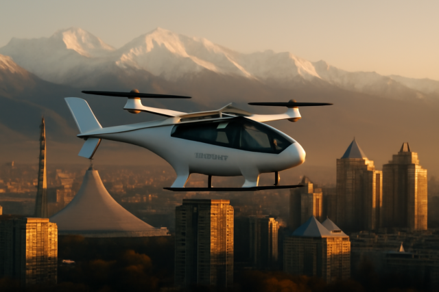 Kazakhstan’s Historic First eVTOL Passenger Flight Kazakhstan's Historic First eVTOL Passenger Flight