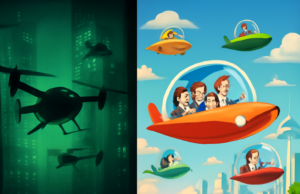 Warner Bros Matrix 5 & Jetsons: Different Futures of Urban Air Mobility Warner Bros Matrix 5 & Jetsons: Different Futures of Urban Air Mobility