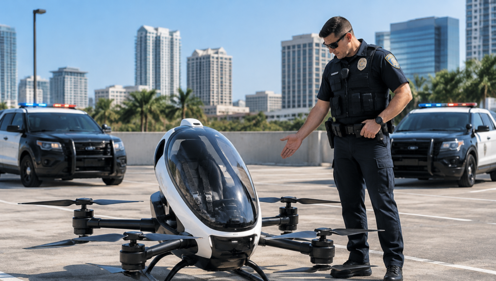 Florida Police Deploy Micro eVTOL for Solo Officer Transport