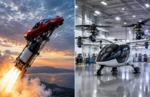 Tesla Roadster Stunt: Why It’s Not a Real Flying Car Tesla Roadster Stunt: Why It's Not a Real Flying Car