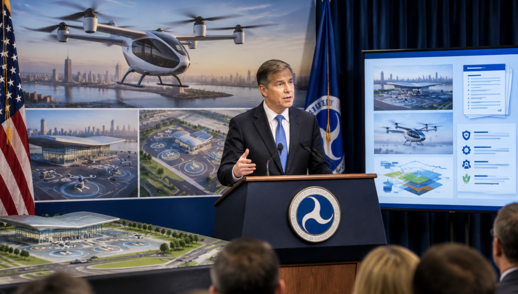 Trump Transportation Secretary Duffy Advances eVTOL Agenda Trump Transportation Secretary Duffy Advances eVTOL Agenda