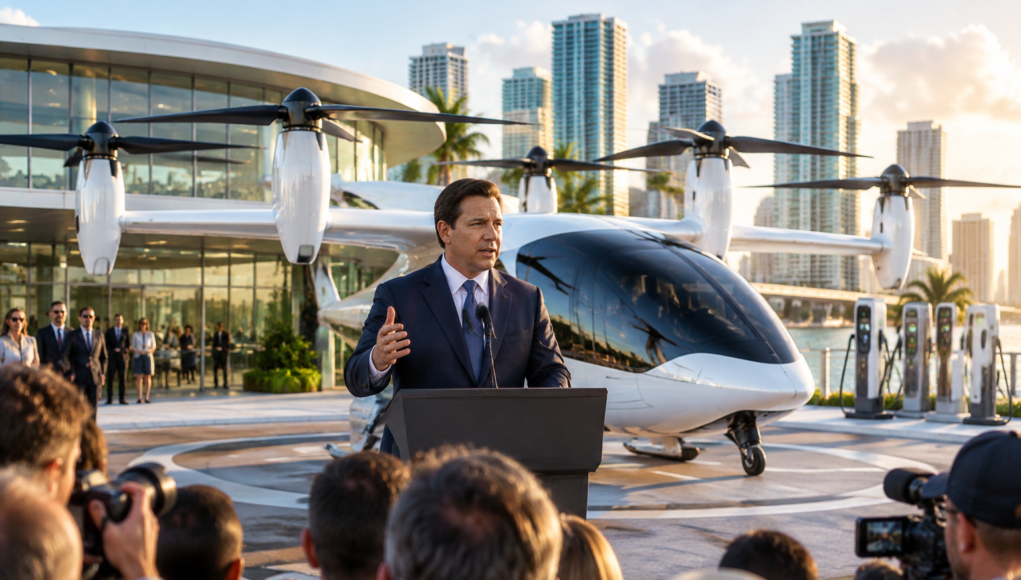 Flying Cars Hit Florida Skies Under DeSantis Initiative